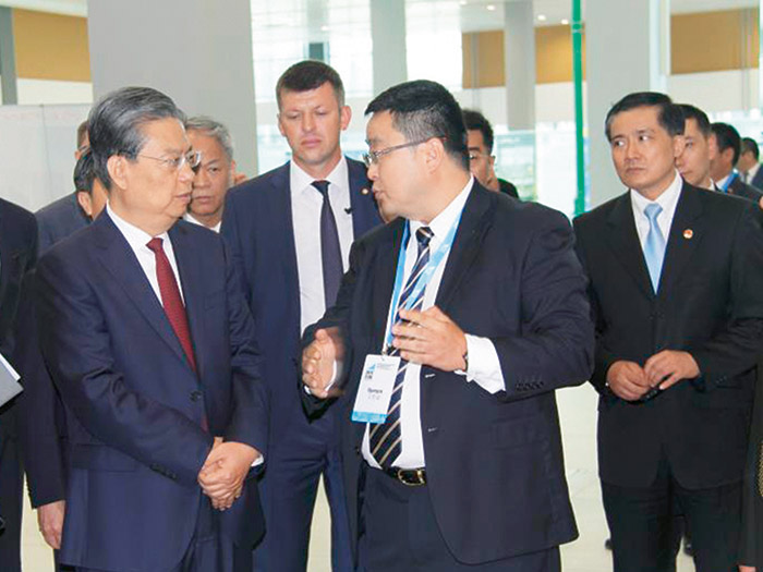  2018年中央政治局常委，中央纪律检查委员会书记赵乐际访问中白工业园