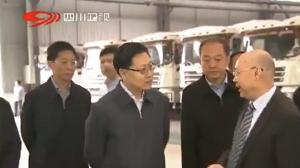 原四川省委书记王东明调研hahabet新闻（片段）